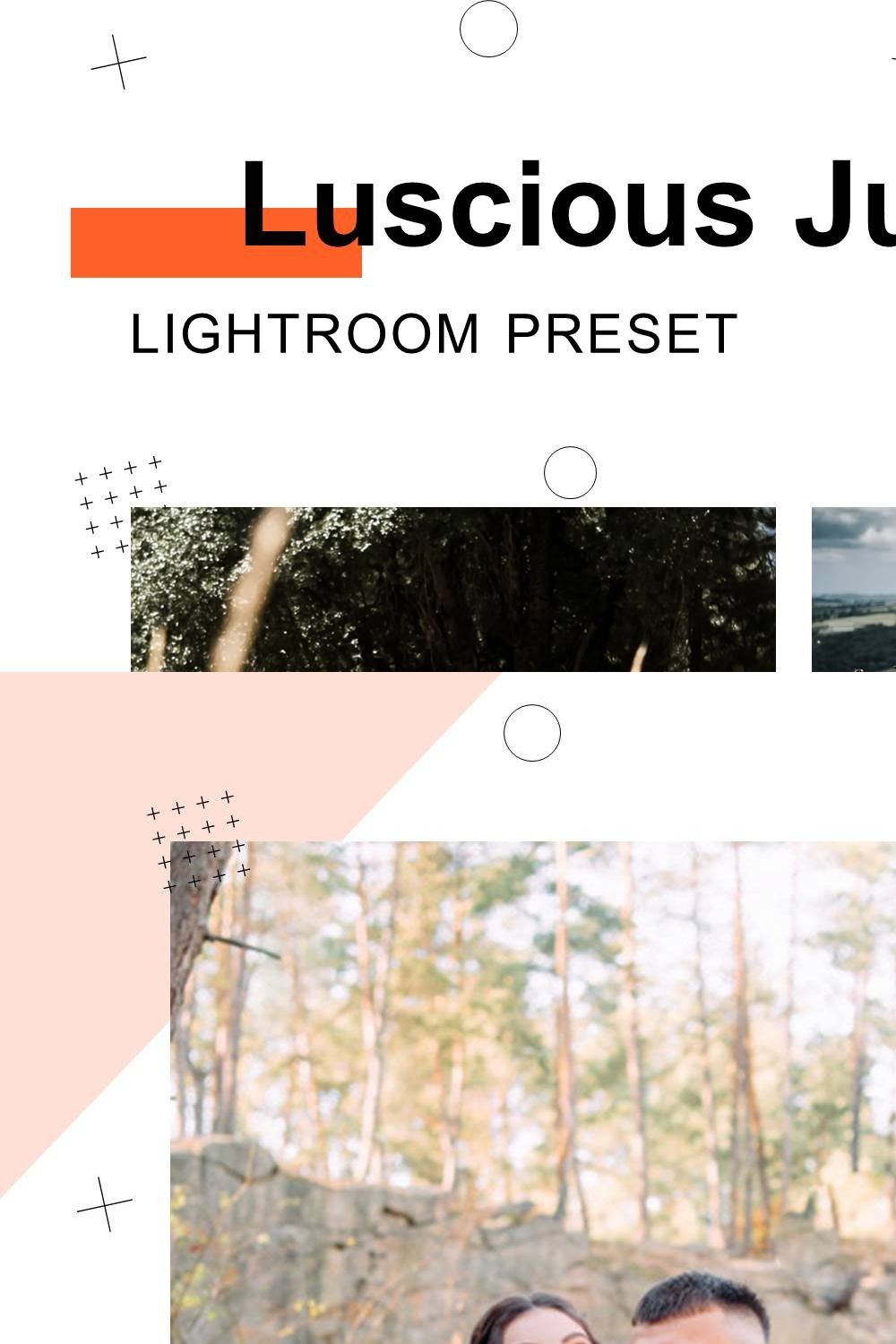 Luscious Jungle - Lightroom Presets pinterest preview image.