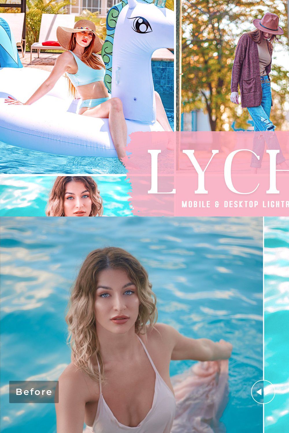 Lychee Pro Lightroom Presets pinterest preview image.