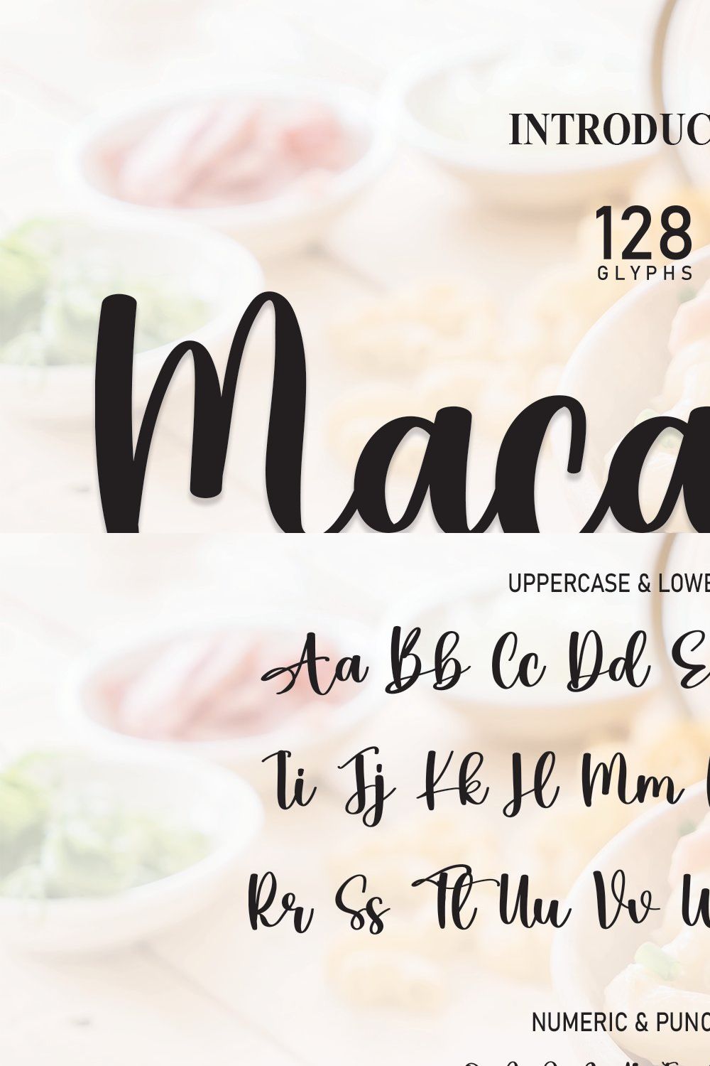 Macaroni | Script Font pinterest preview image.