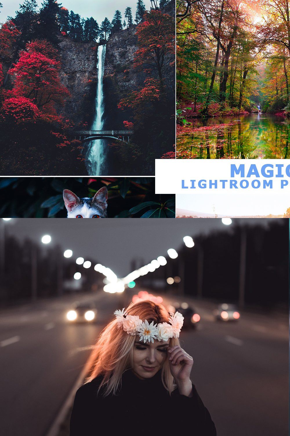 Magic Lightroom Presets pinterest preview image.