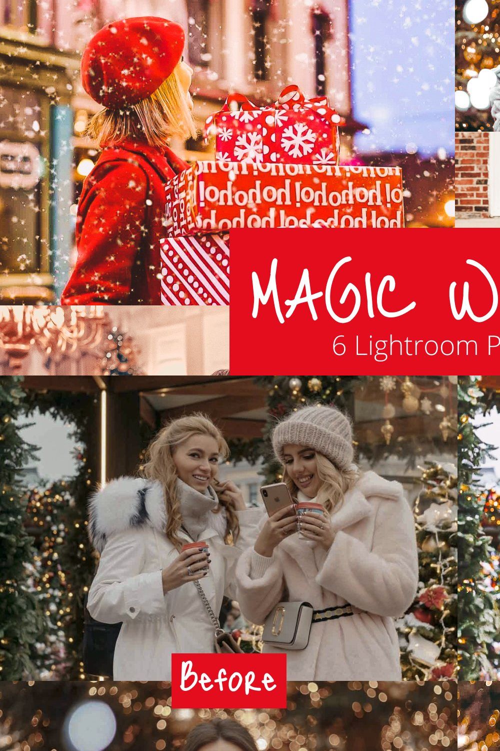 Magic Winter - Lightroom Presets Set pinterest preview image.