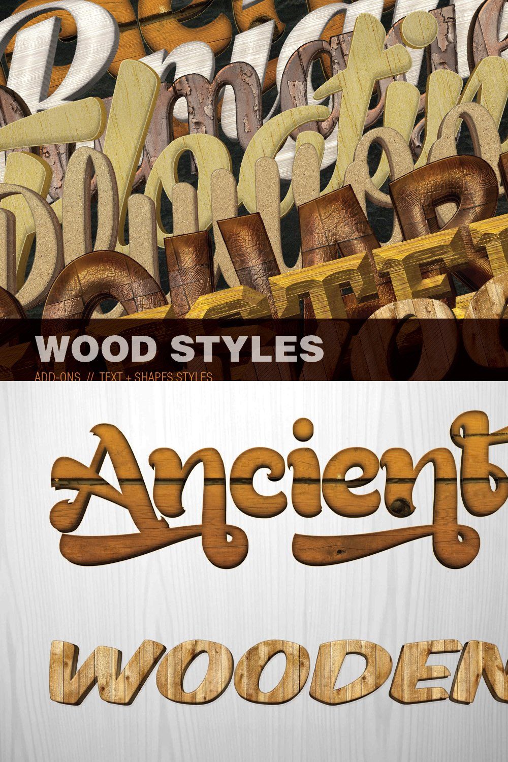 Magik Wood Styles pinterest preview image.