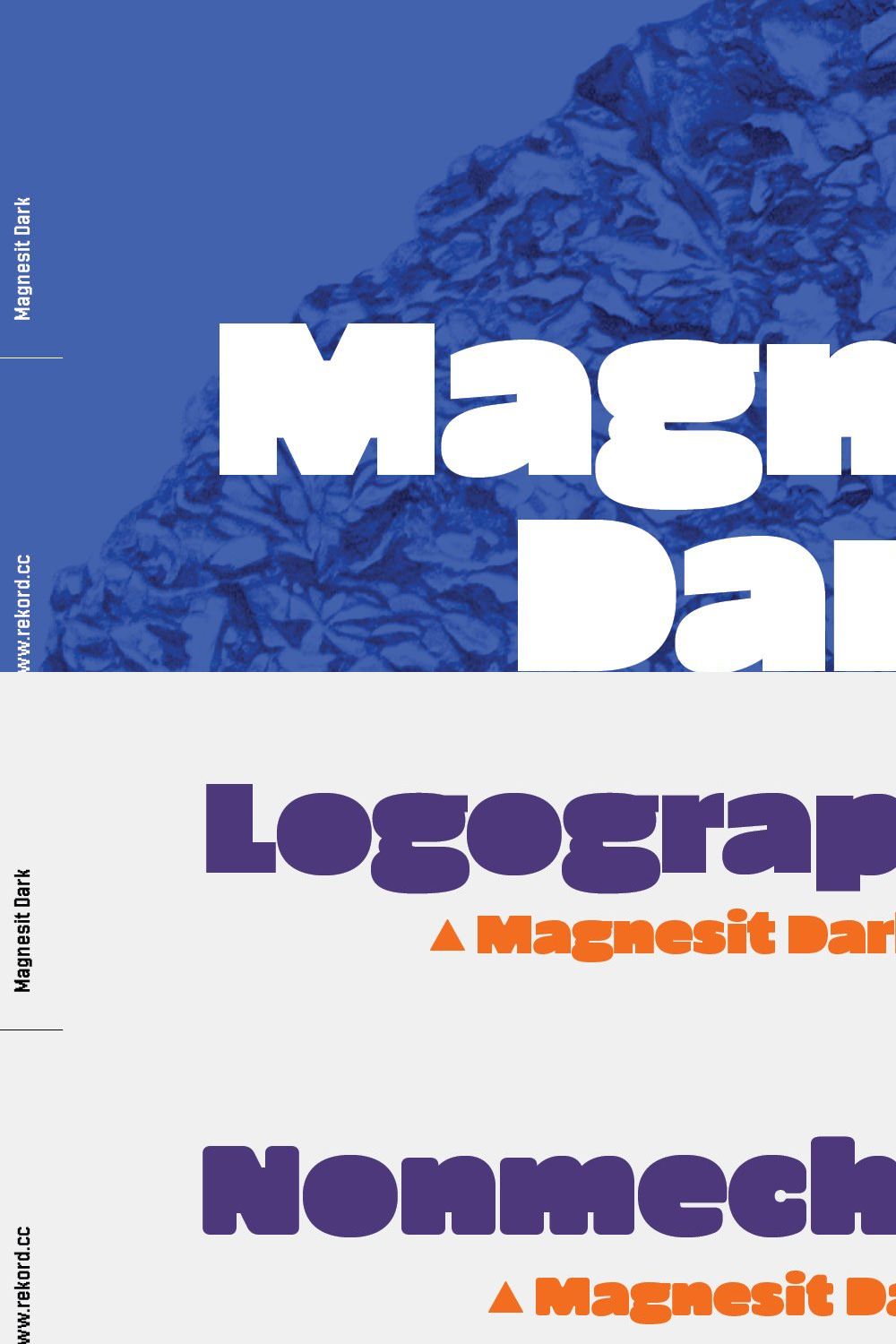 Magnesit Dark UltraBold Fonts pinterest preview image.