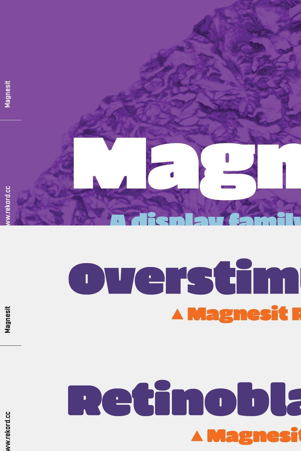 Magnesit: Ultra Bold Fonts pinterest preview image.