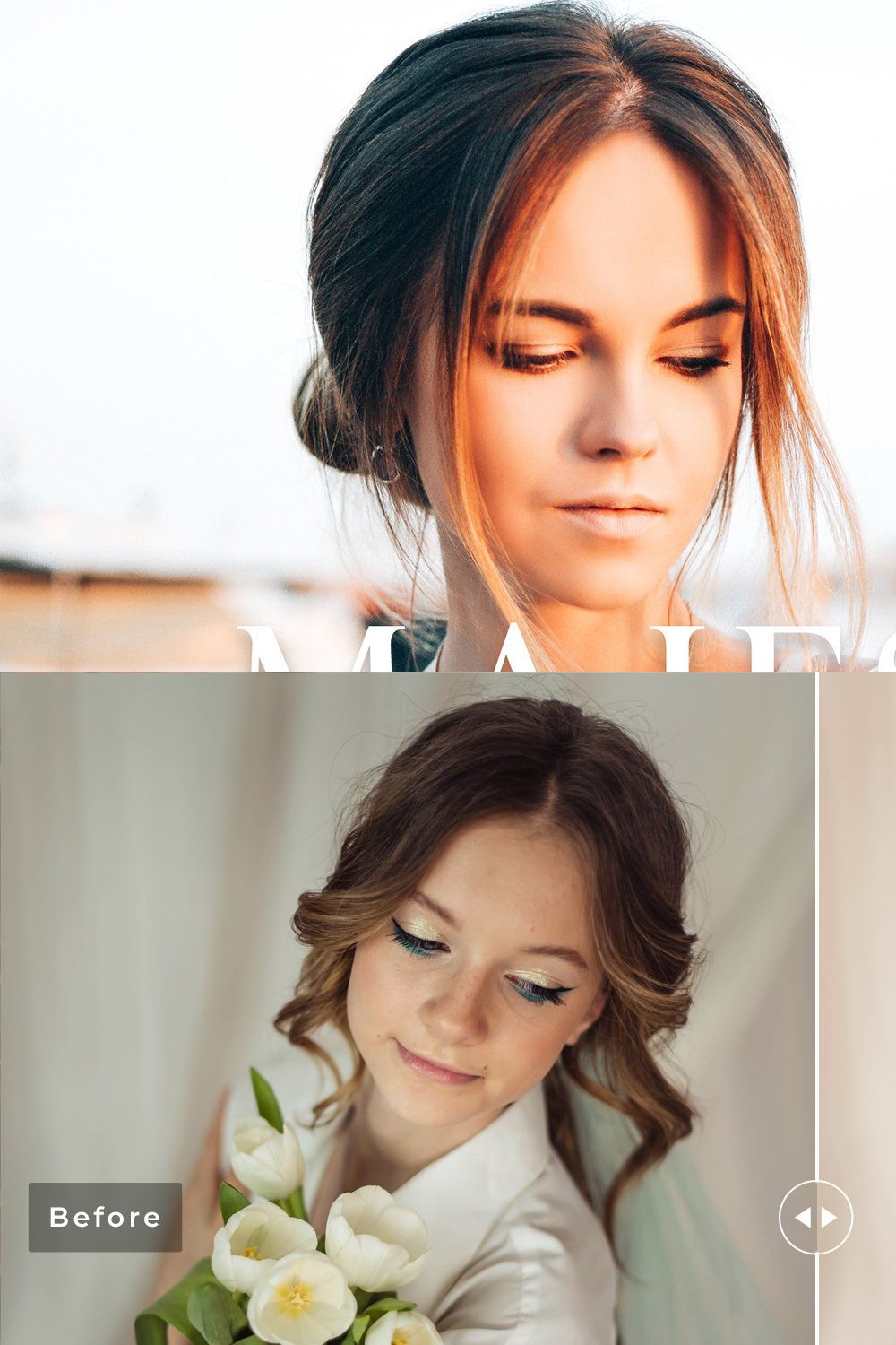 Majestic Pro Lightroom Presets pinterest preview image.