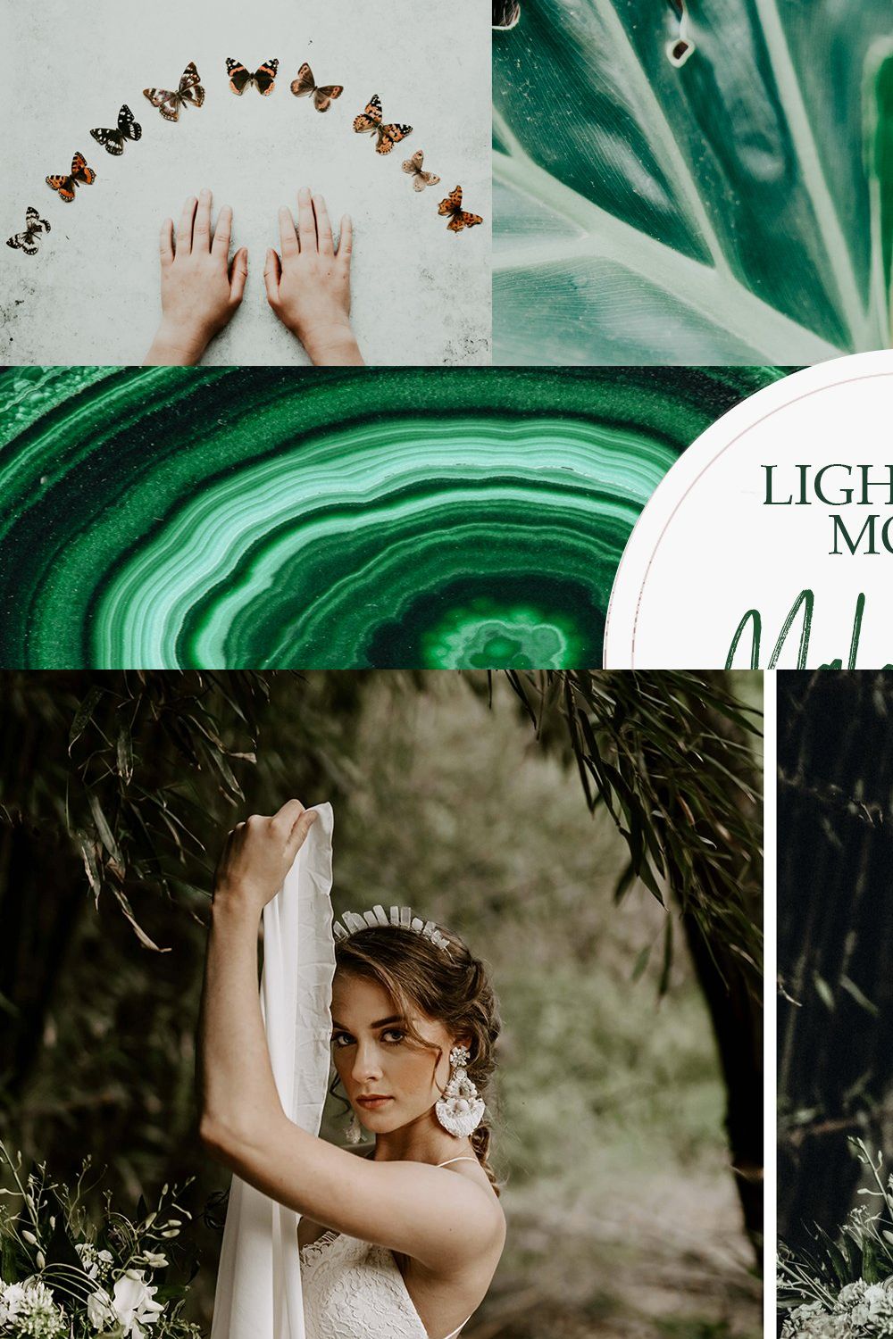 Malachite Lightroom Mobile Presets pinterest preview image.