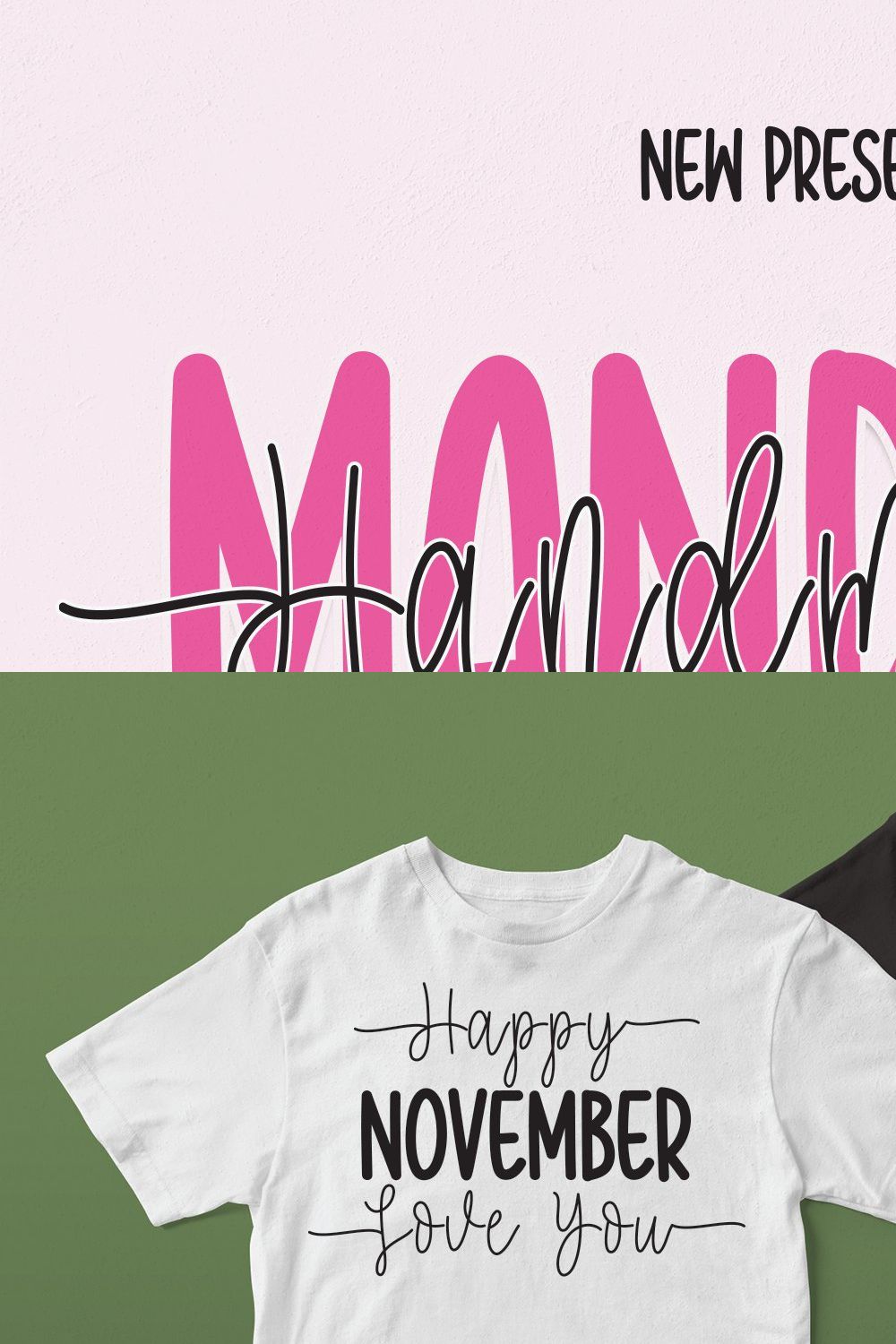 Mandala Handmade | Font Duo pinterest preview image.