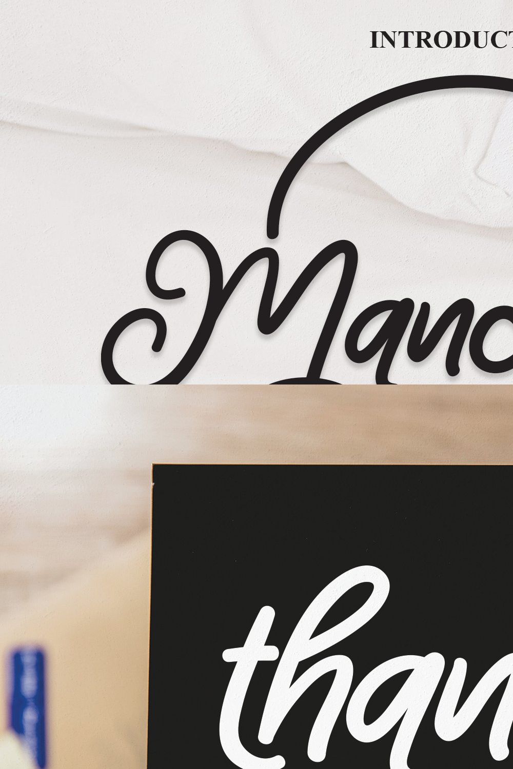 Mandala | Script Font pinterest preview image.