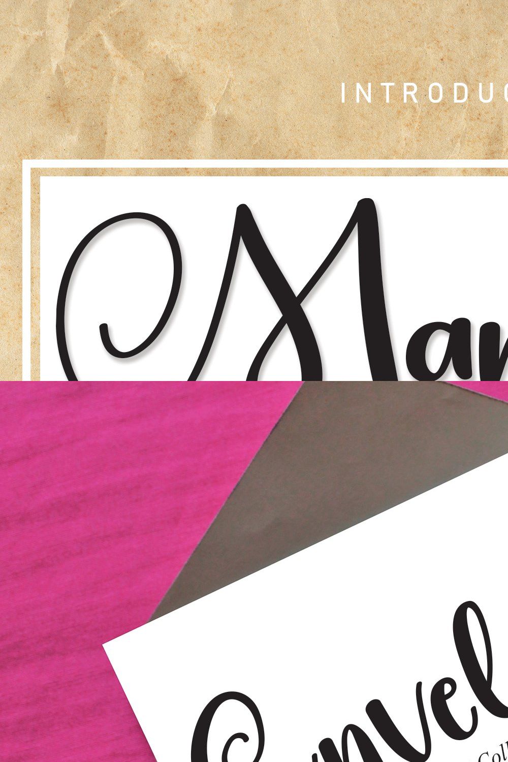 Mandala | Script Font pinterest preview image.