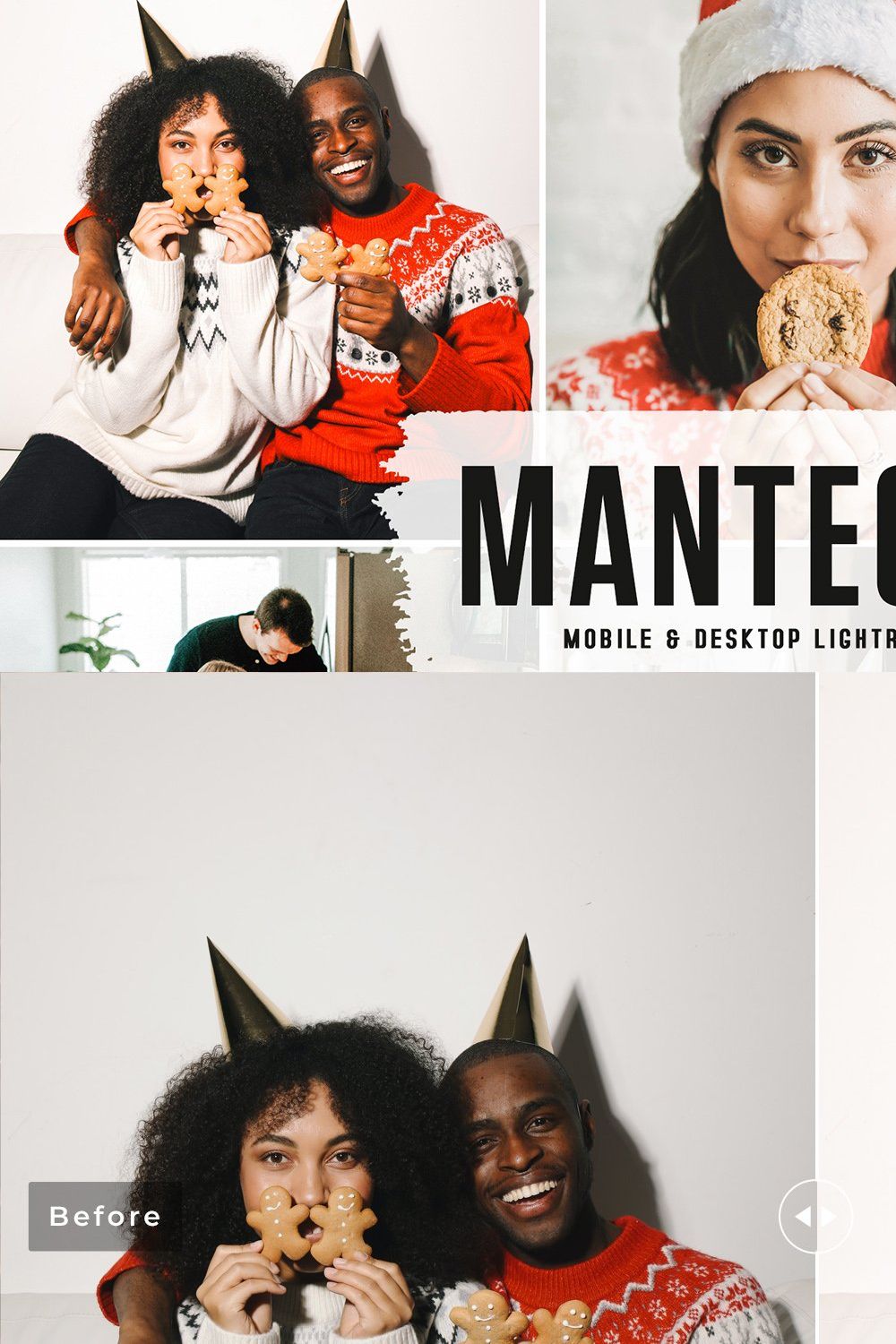 Mantecado Pro Lightroom Presets pinterest preview image.