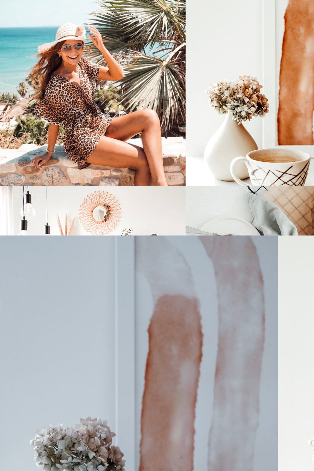 Marbella Lightroom Preset Pack pinterest preview image.