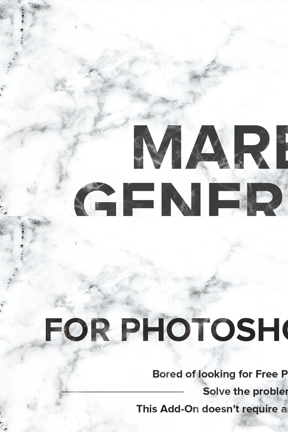 Marble Generator Photoshop Action pinterest preview image.