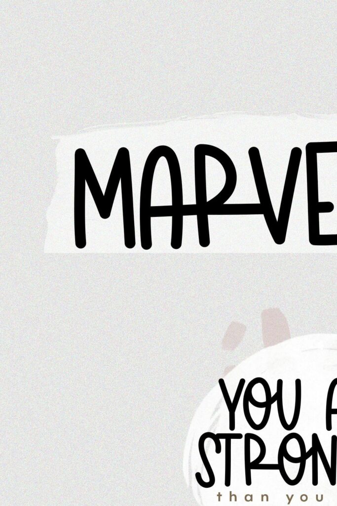Marvelous - A Handwritten Font – MasterBundles