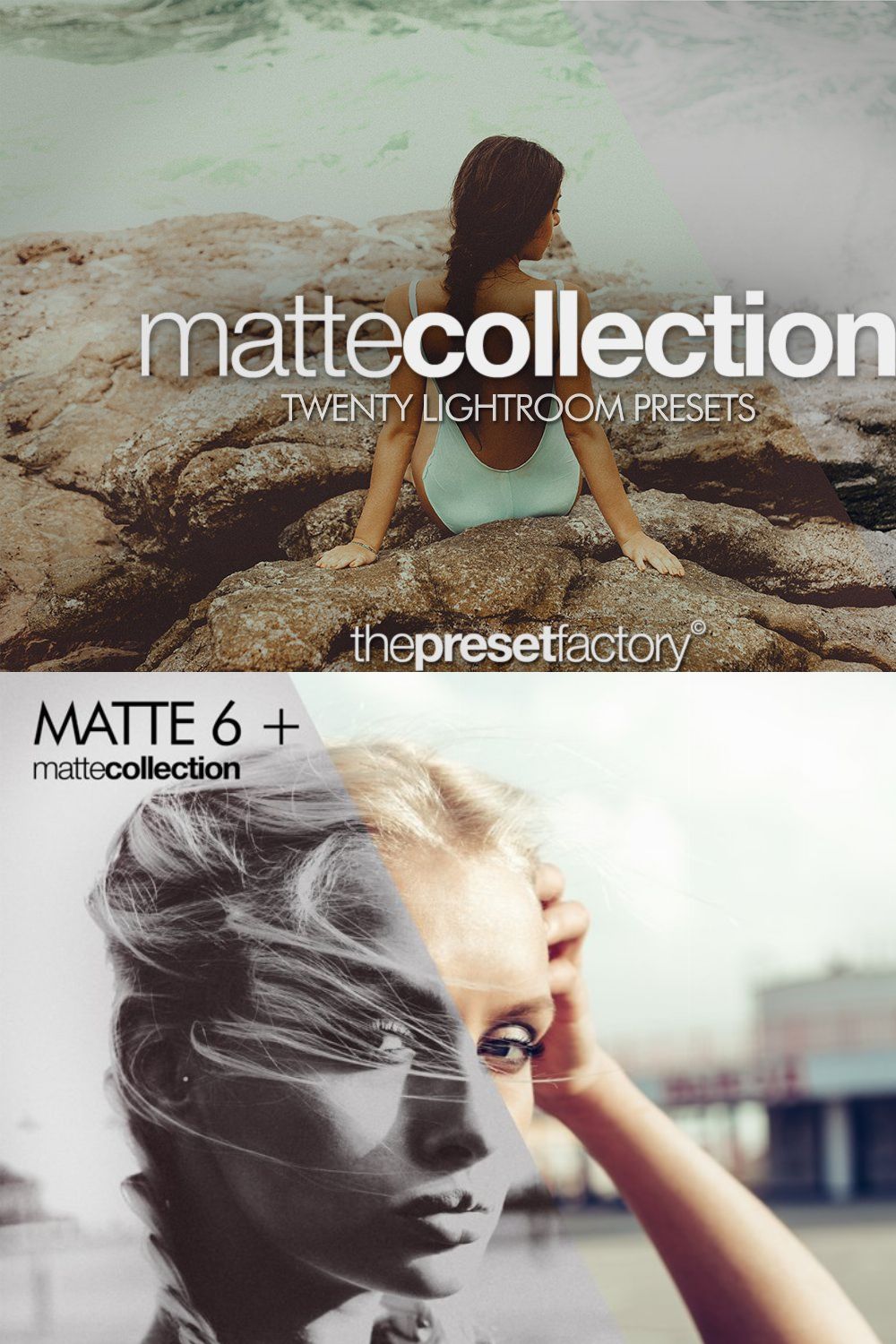Matte Collection - Lightroom Presets pinterest preview image.