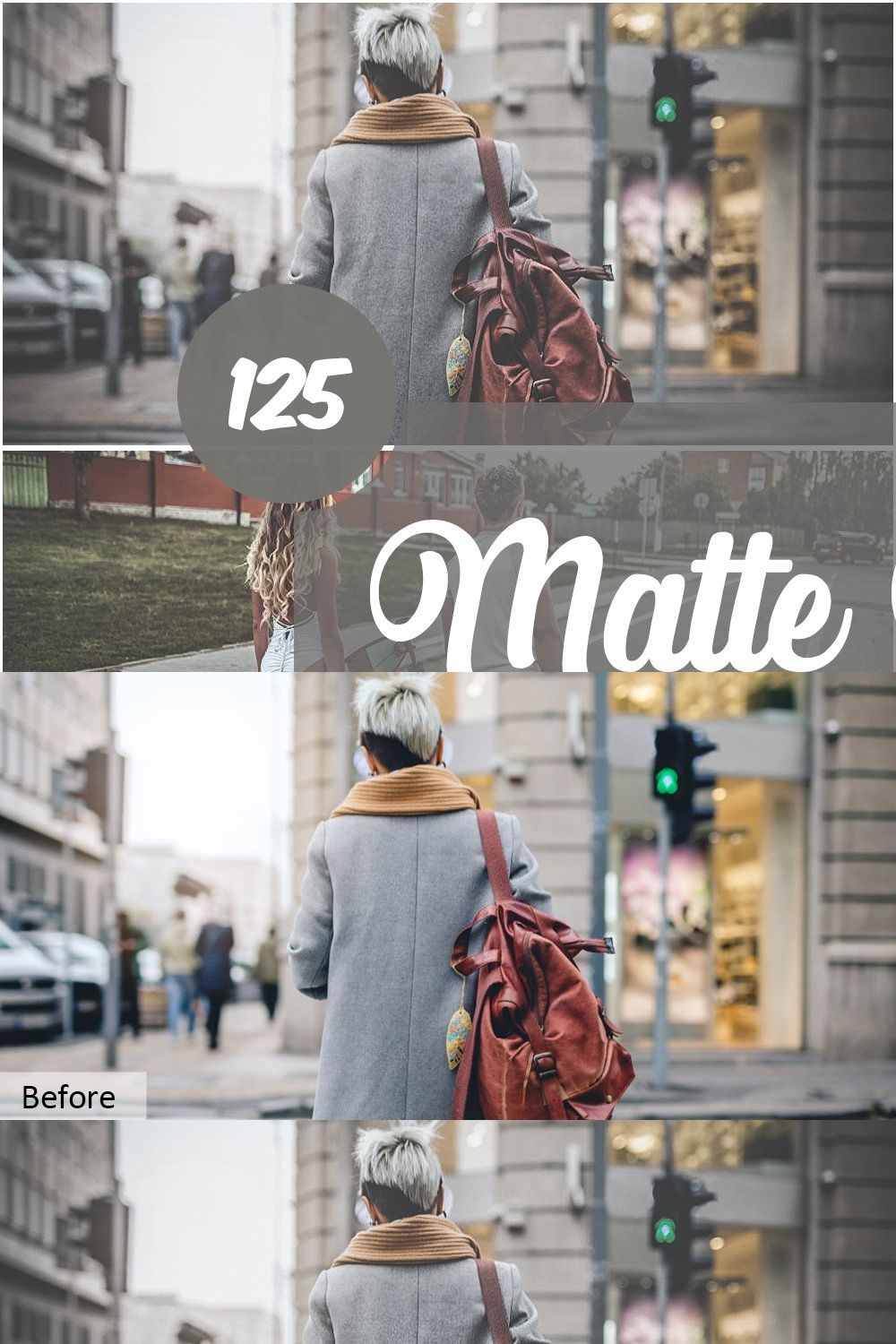 Matte Dream Photoshop Actions pinterest preview image.
