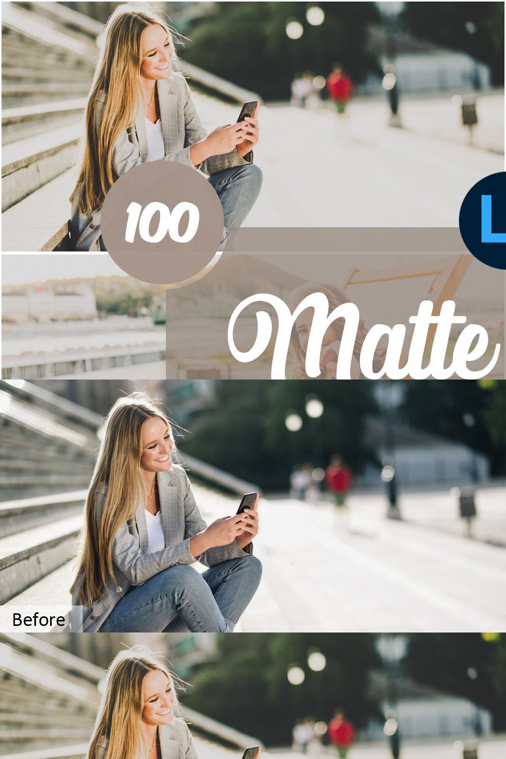 Matte Effect Mobile Desktop PRESETS pinterest preview image.