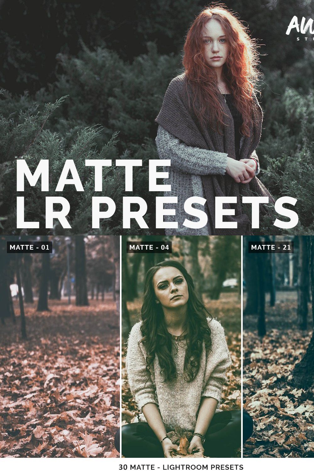 Matte - Lightroom Presets pinterest preview image.