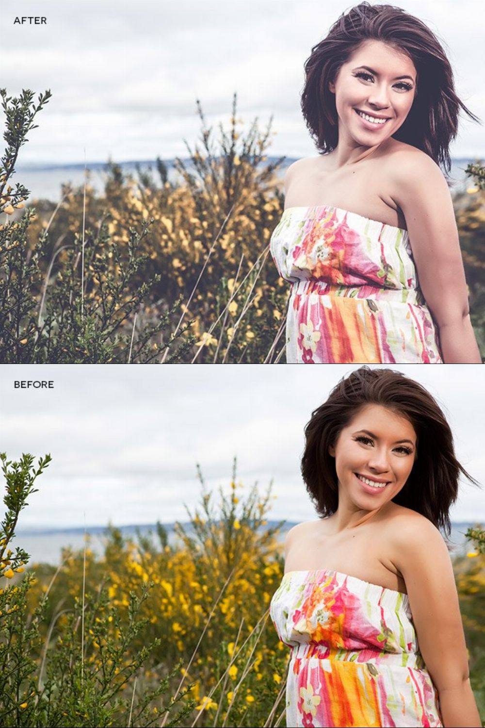 Matte Lightroom Presets pinterest preview image.