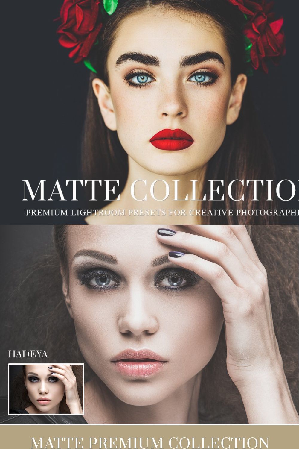 Matte Lightroom Presets Premium vol2 pinterest preview image.