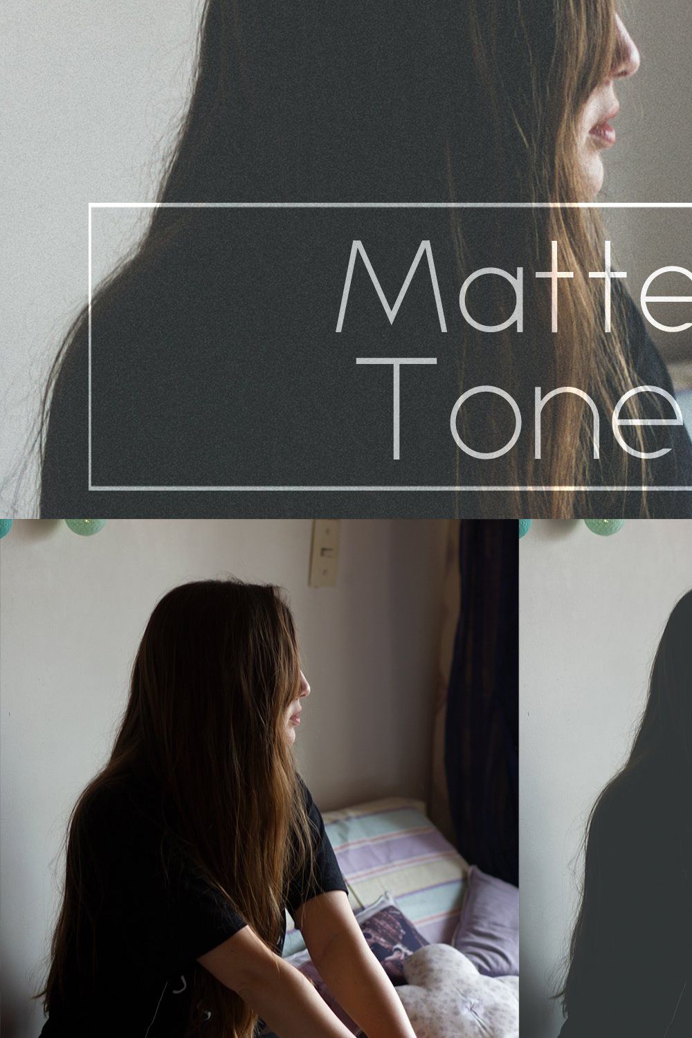 Matte Tone Bundle - PS & LR Presets pinterest preview image.