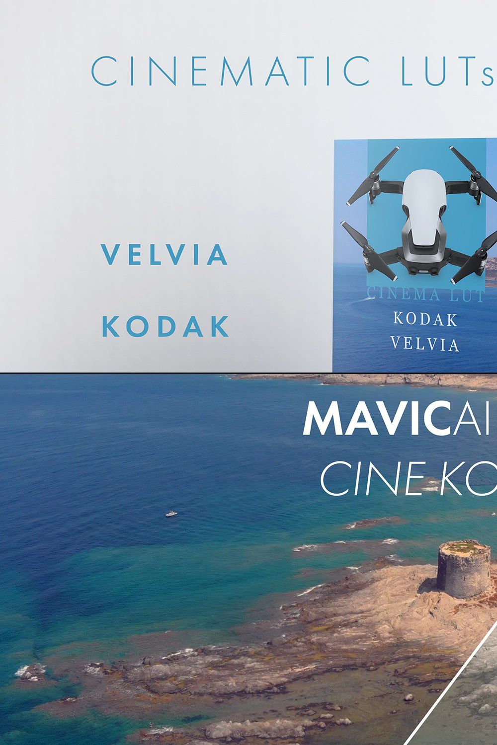 MAVIC.AIR LUTs CINEMATIC 4K CUBE pinterest preview image.