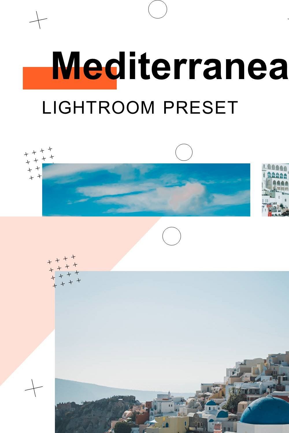 Mediterranean - Lightroom Presets pinterest preview image.