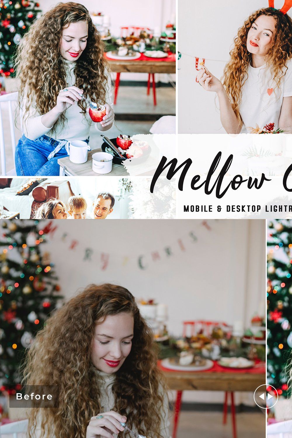 Mellow Cream Pro Lightroom Presets pinterest preview image.