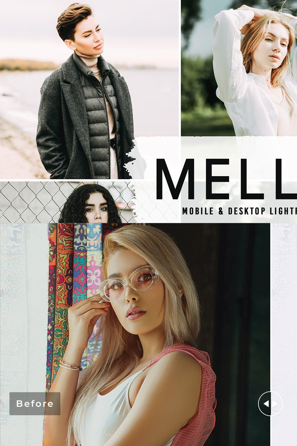 Mellow Pro Lightroom Presets pinterest preview image.