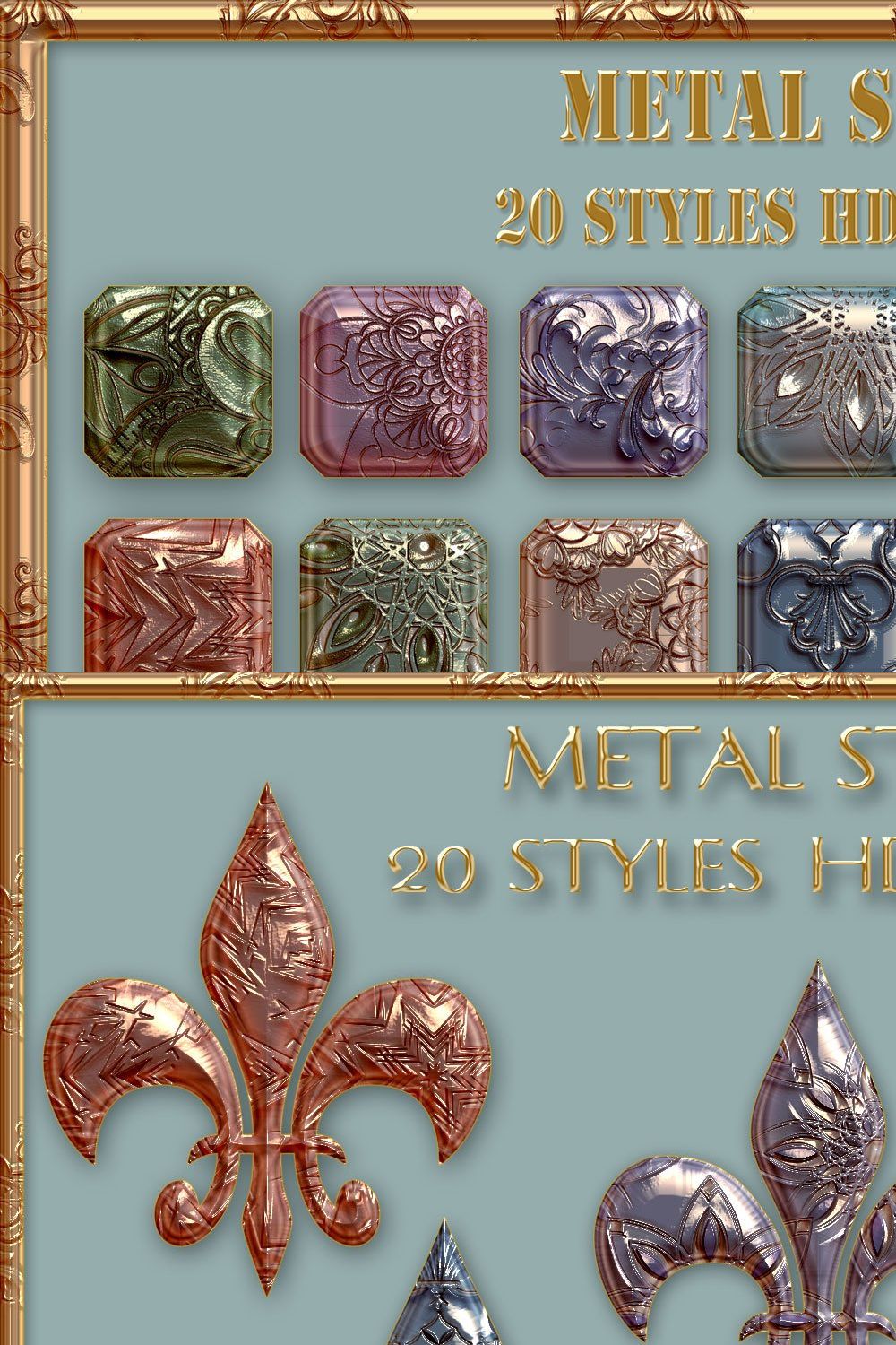 Metal Styles pinterest preview image.