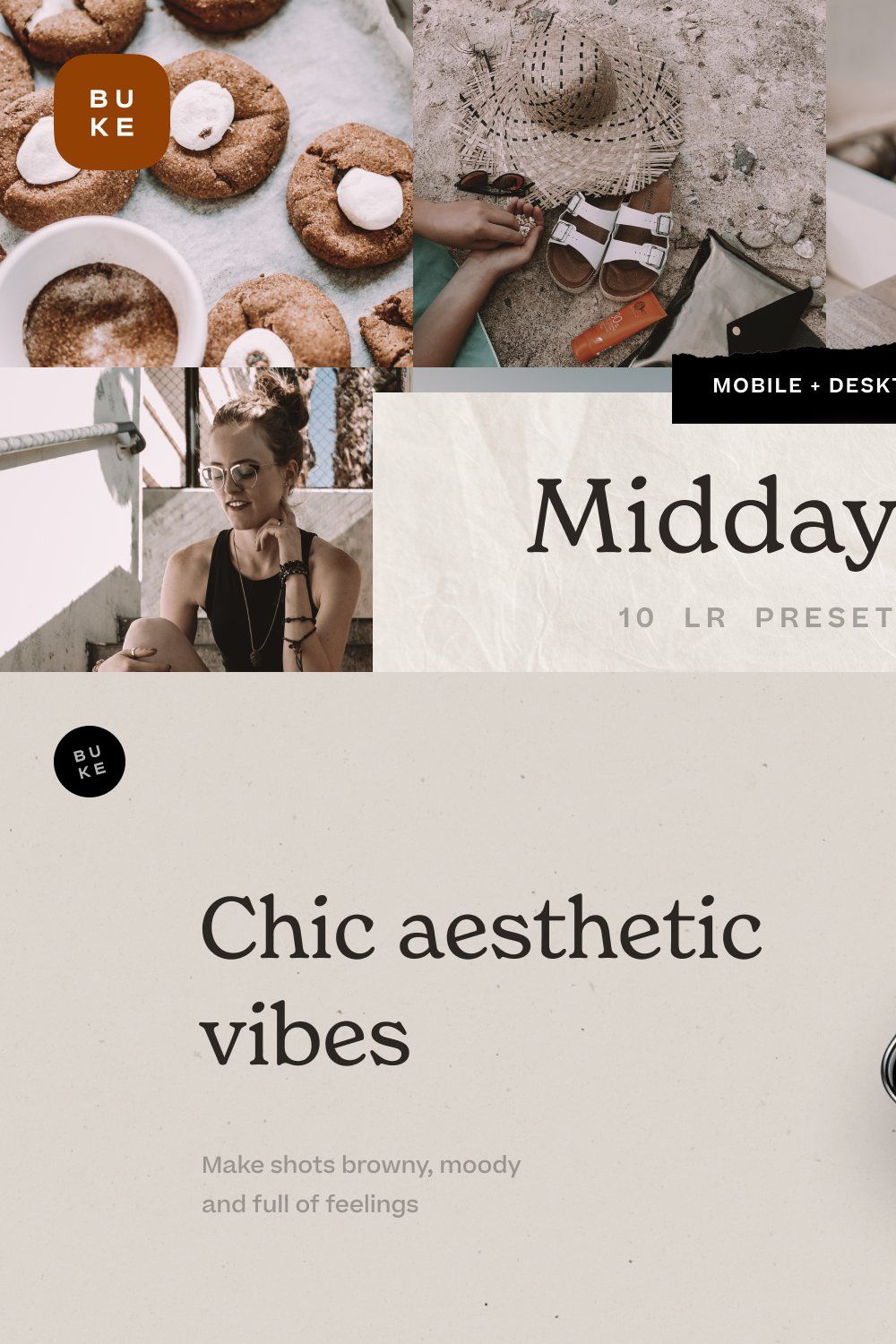 Midday Sun – 10 Lightroom Presets pinterest preview image.