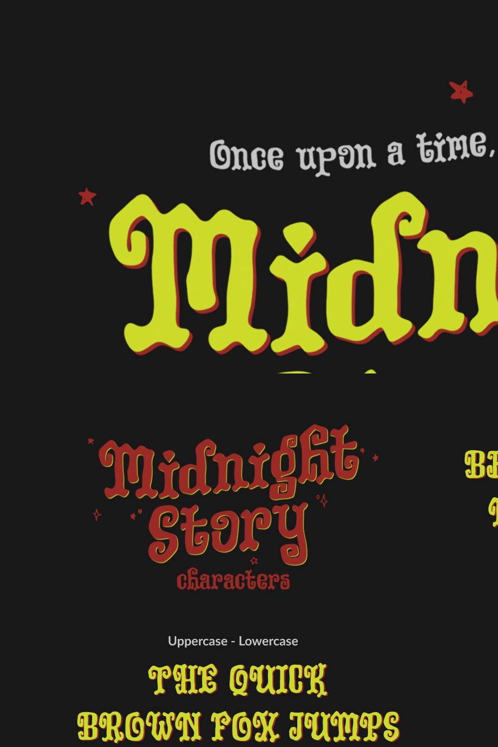 Midnight Story pinterest preview image.