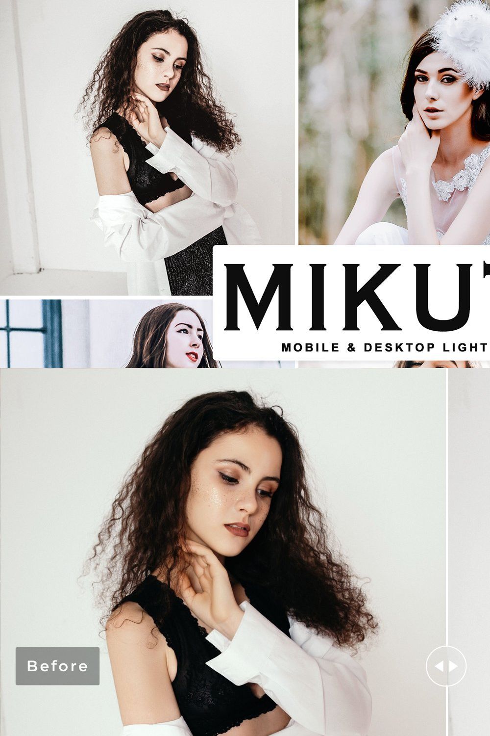 Mikutas Lightroom Presets Pack pinterest preview image.