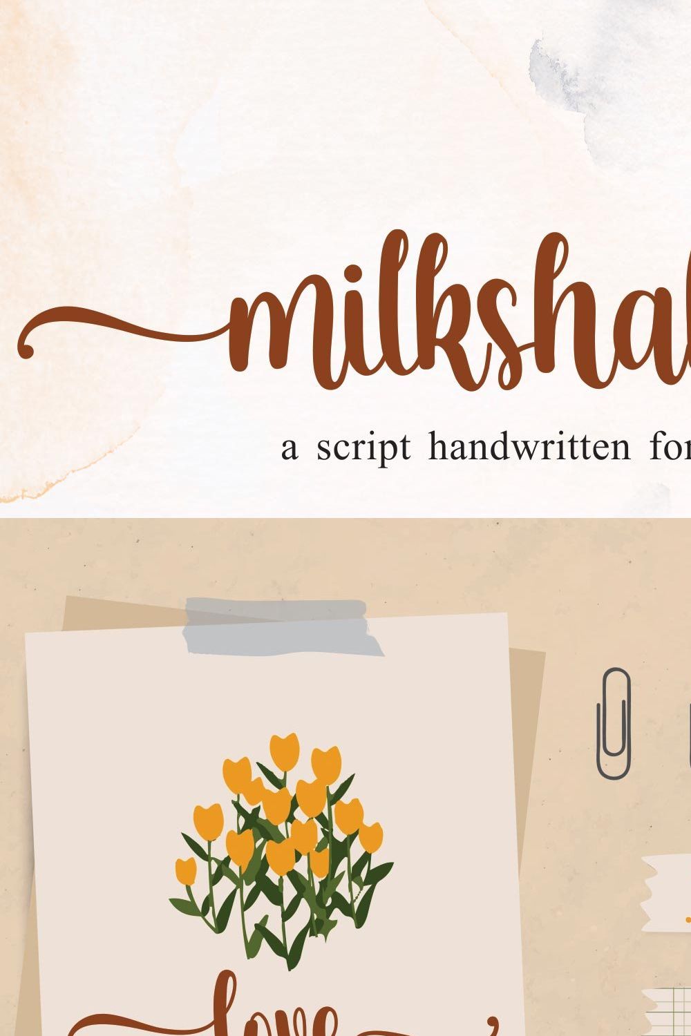 Milkshake pinterest preview image.