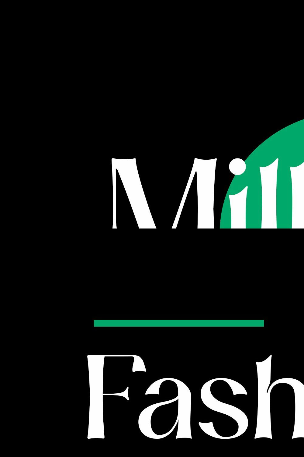Milkway Hipster Sans Serif Font pinterest preview image.