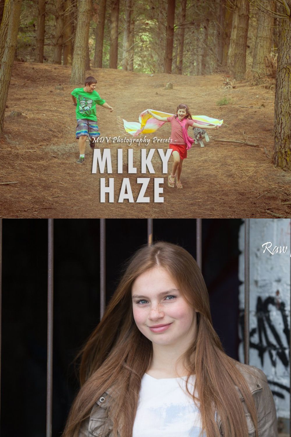 Milky Haze - Lightroom presets pinterest preview image.