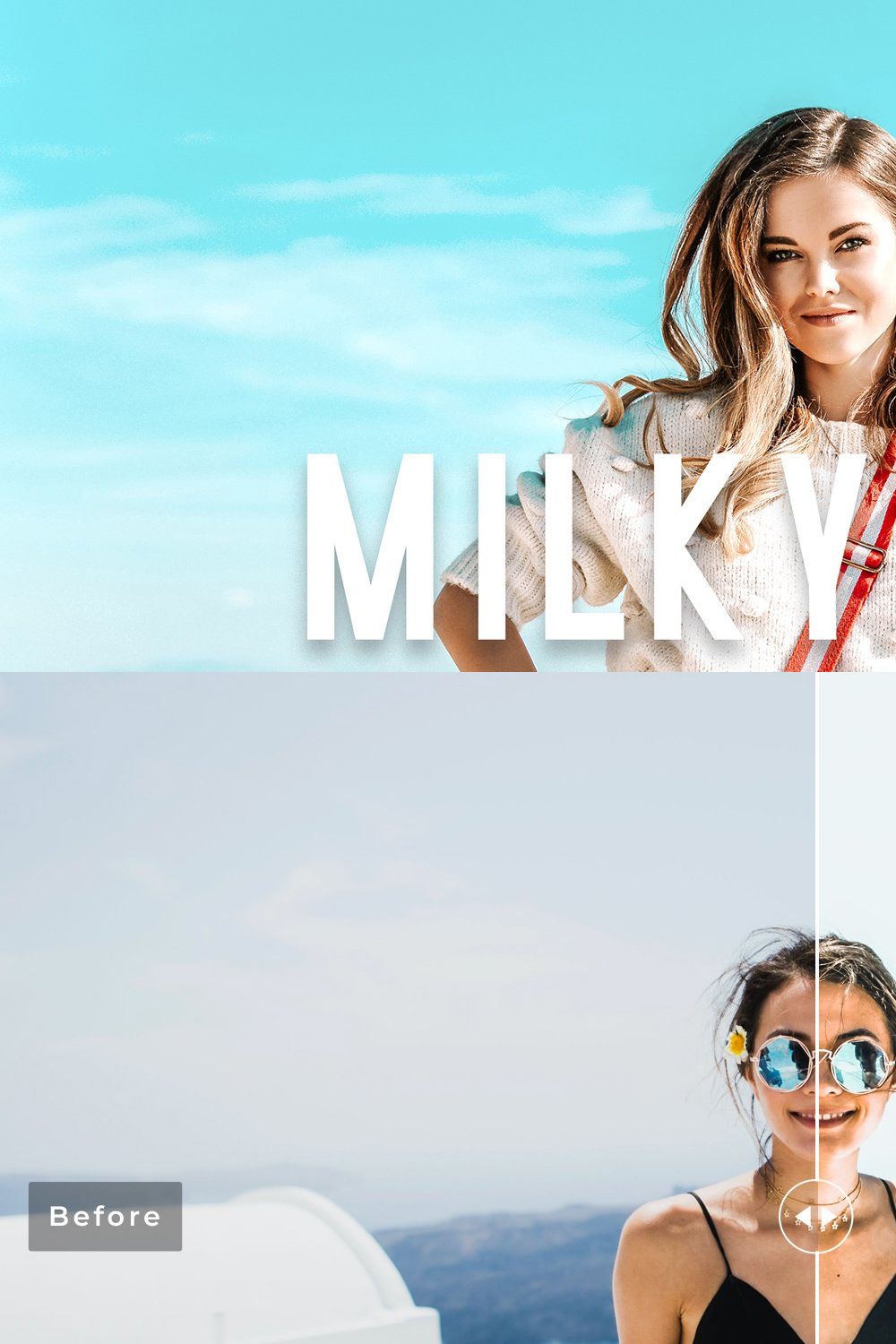 Milky Way Pro Lightroom Presets pinterest preview image.