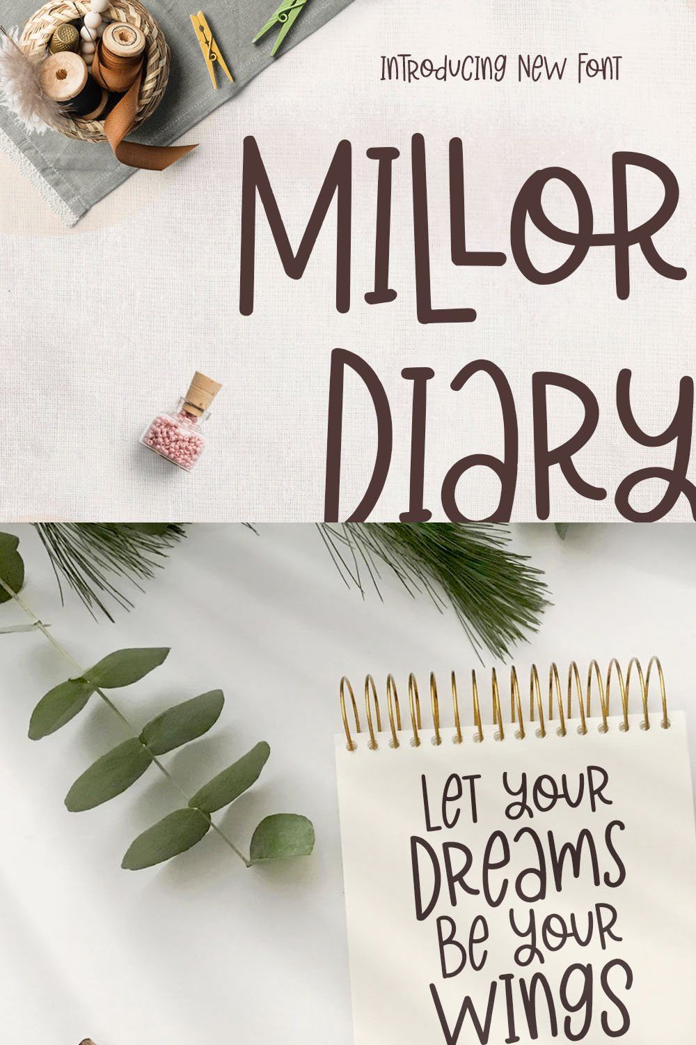 Milloris Diary pinterest preview image.