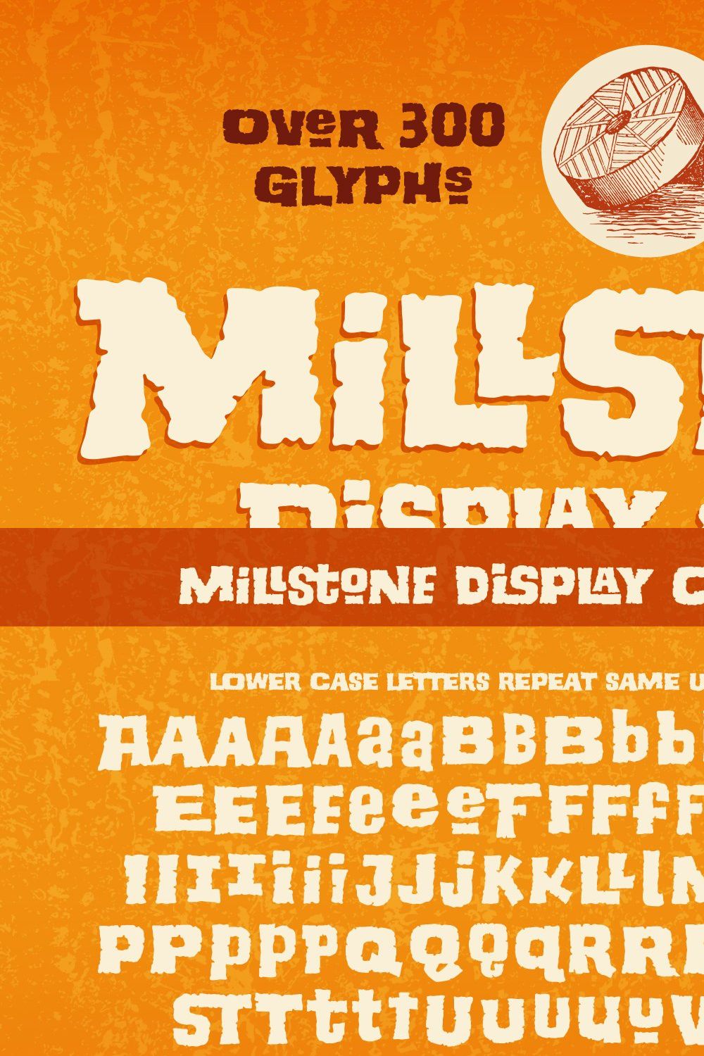 Millstone Hand-Lettered Font Family pinterest preview image.