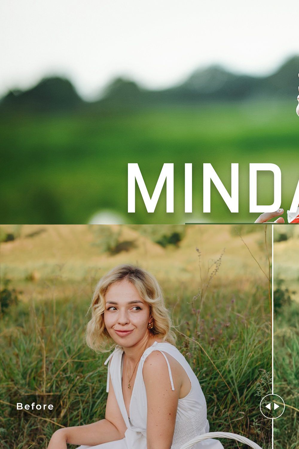 Mindaro Pro Lightroom Presets pinterest preview image.