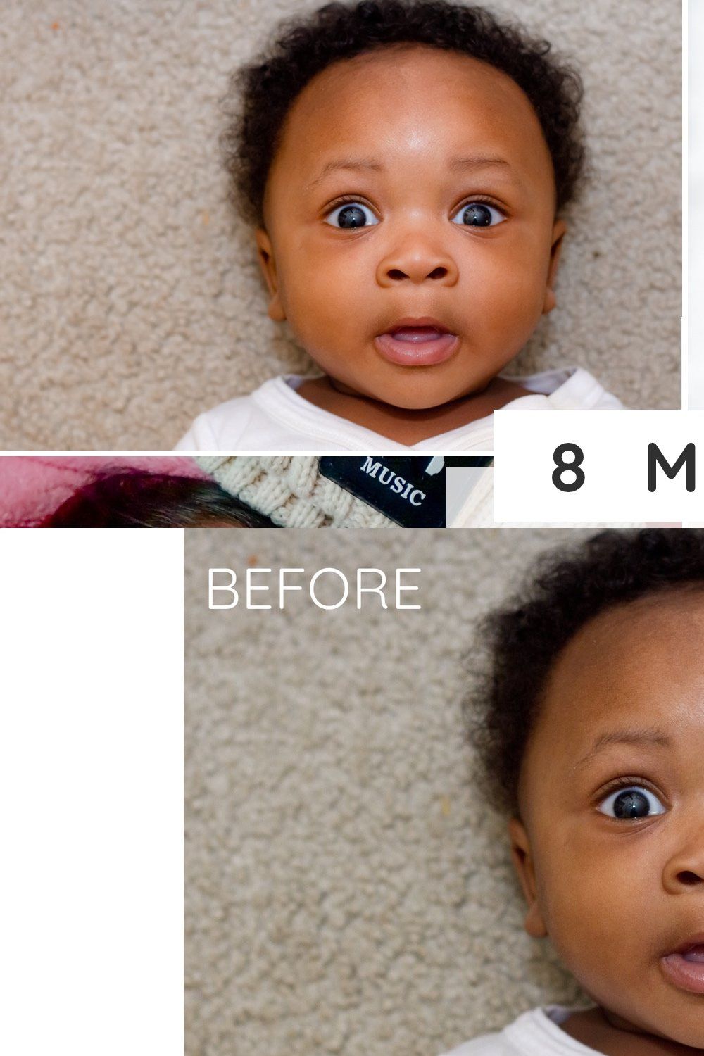 Mobile baby portrait presets pinterest preview image.