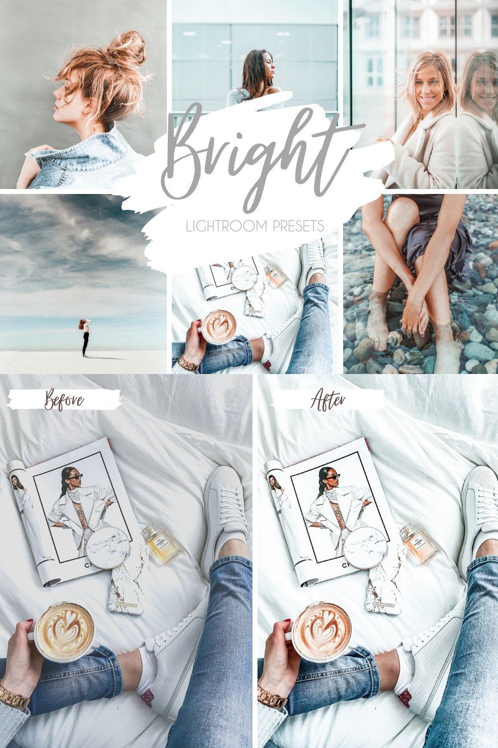 Mobile & Desktop Lightroom Presets pinterest preview image.