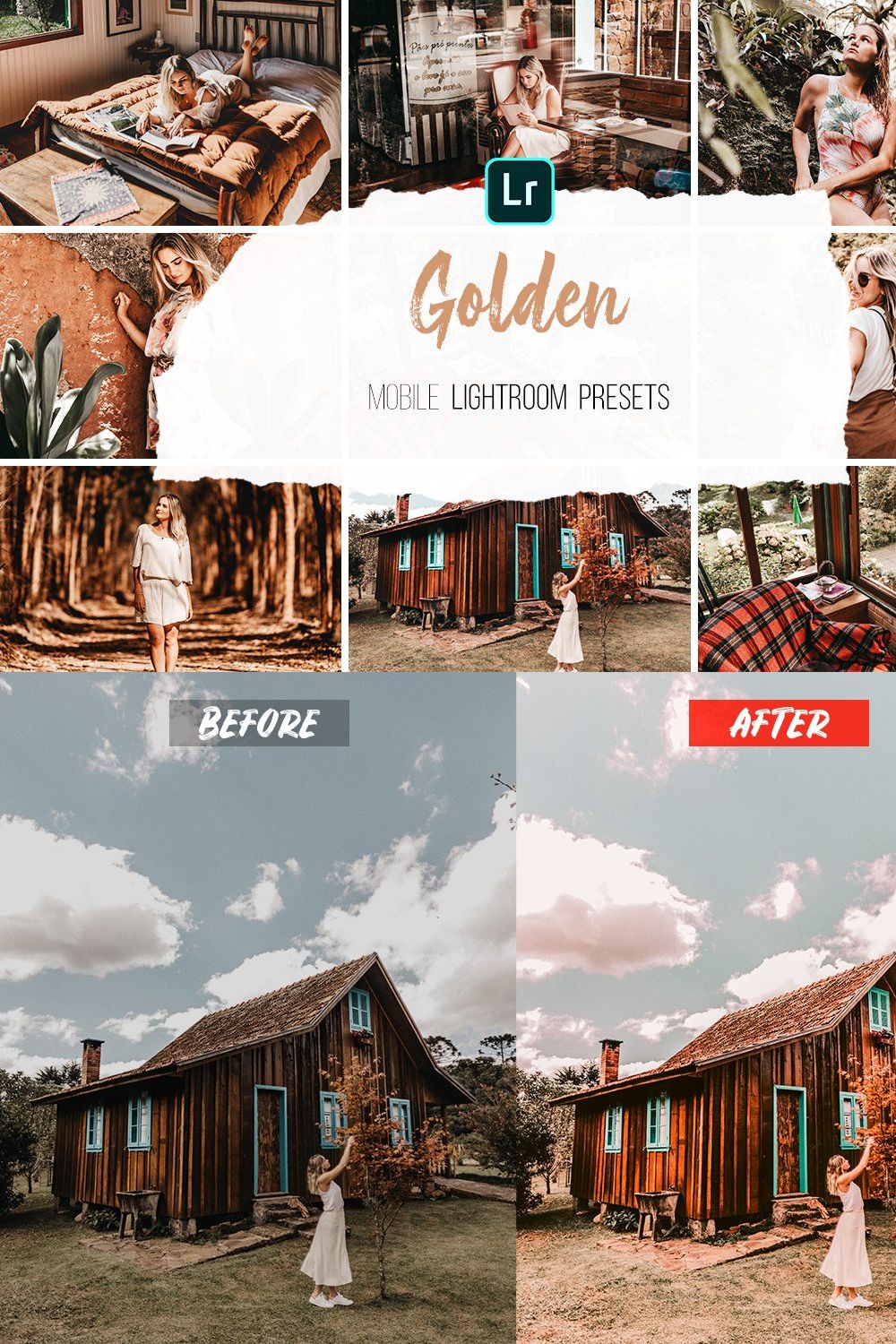 Mobile Lightroom Presets pinterest preview image.