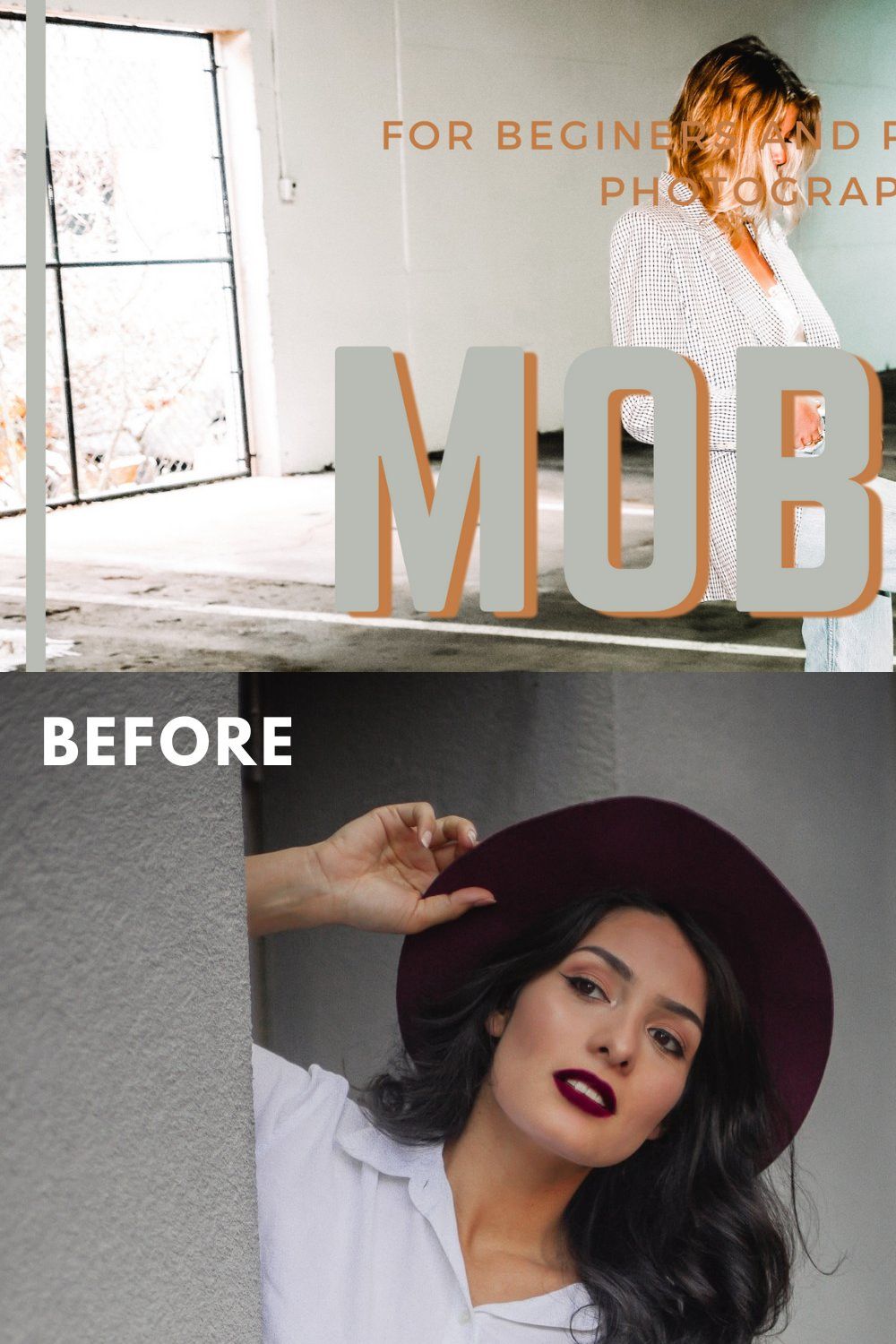 Mobile Lightroom Presets Collection pinterest preview image.