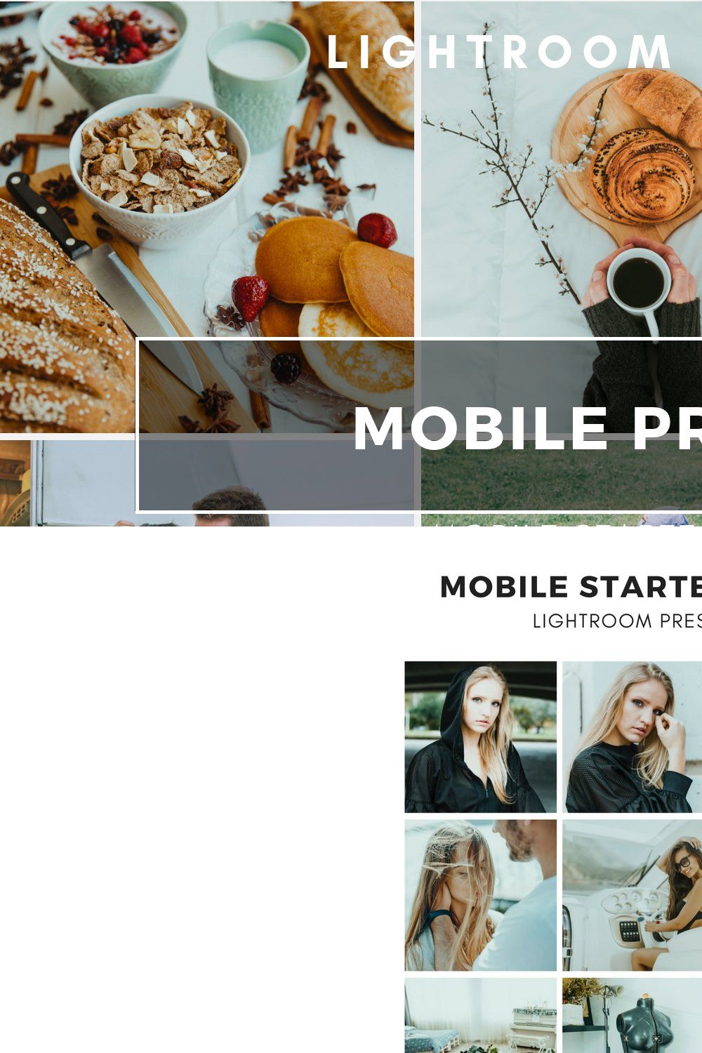 Mobile Lightroom Presets Pack pinterest preview image.