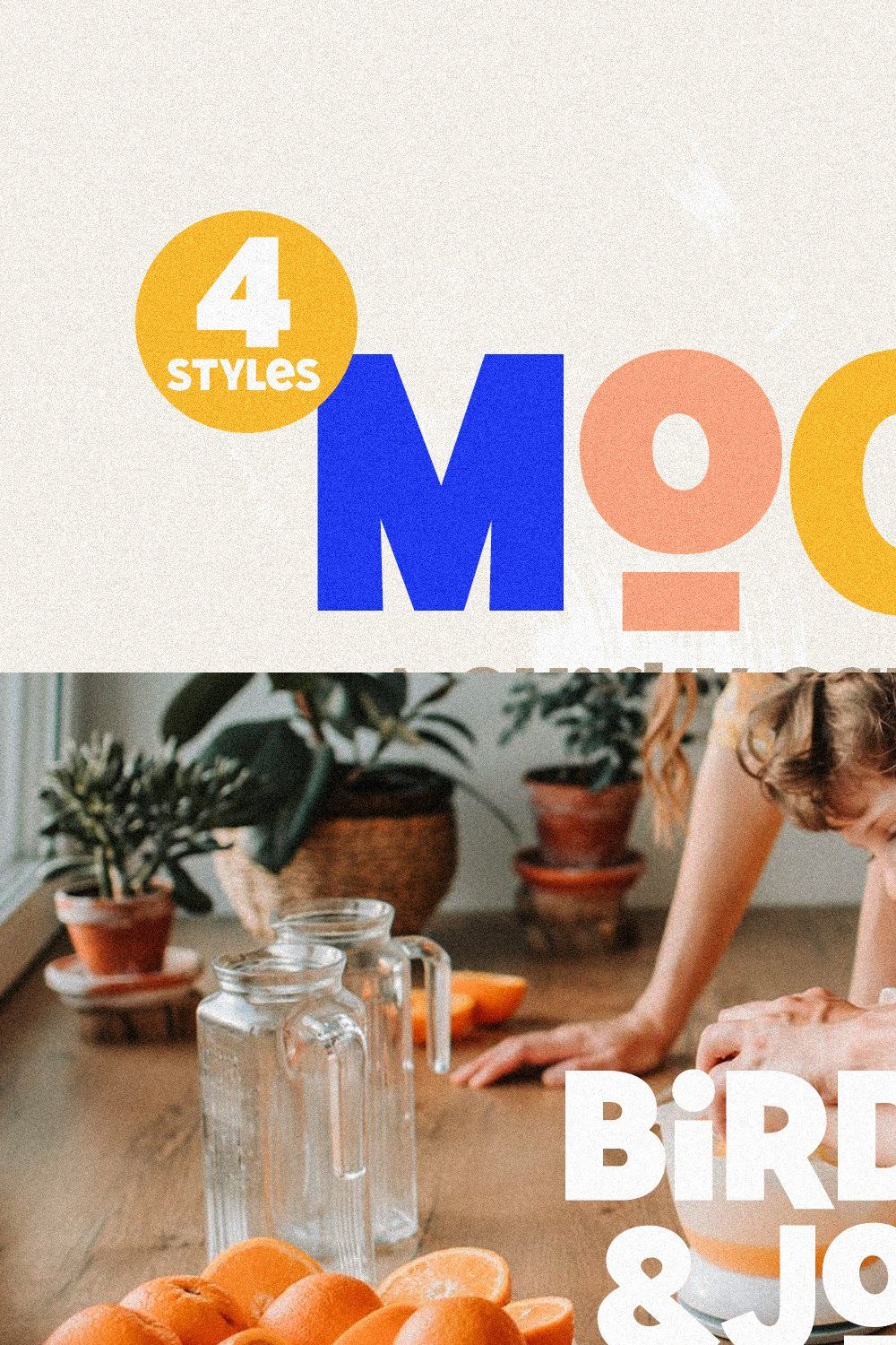 Mochi | A Quirky Sans (4 Styles) pinterest preview image.