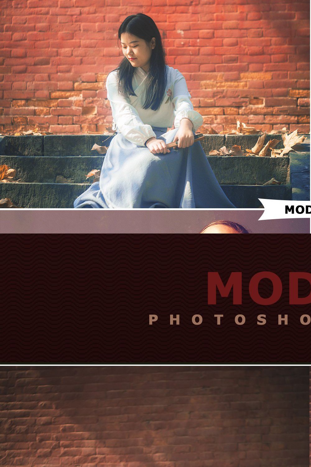 Models Photoshop Actions pinterest preview image.