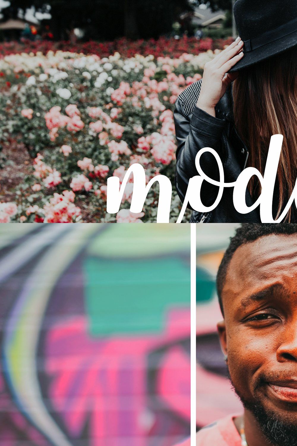 Modern Lightroom Preset Bundle pinterest preview image.