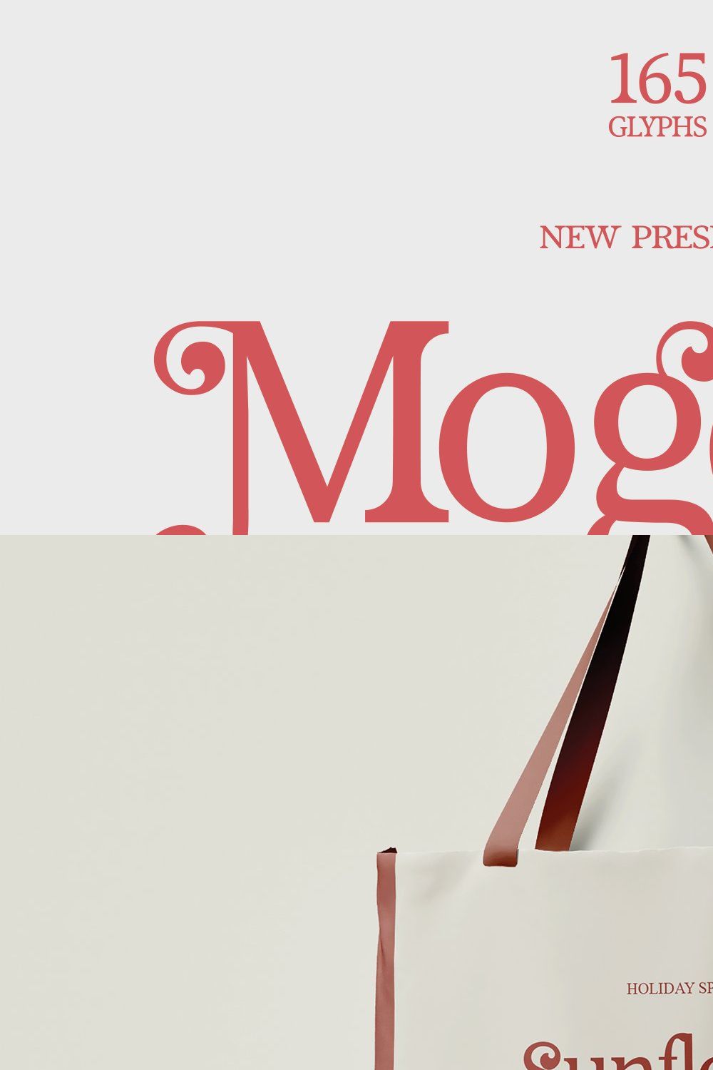 Mogella / Modern Font pinterest preview image.