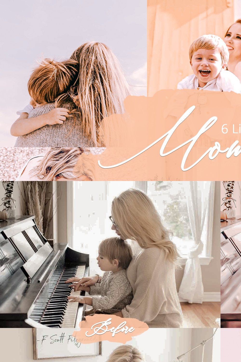 Mommy Collection - Lightroom Presets pinterest preview image.