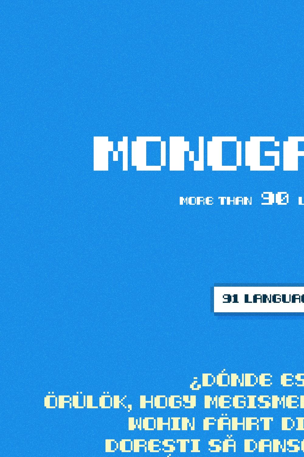 Monogatari Font pinterest preview image.